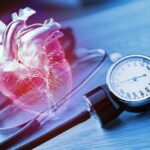 Middle-Age Heart Reversal: The 2-Year Miracle An anatomical heart illustration next to a blood pressure monitor
