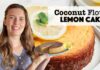Coconut Flour Lemon Cake