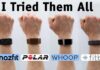 Fitbit Air vs WHOOP MG vs Amazfit Helio vs Polar Loop 2 - Definitive Comparison