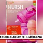 About 40,000 Boon Bursh baby bottles recalled